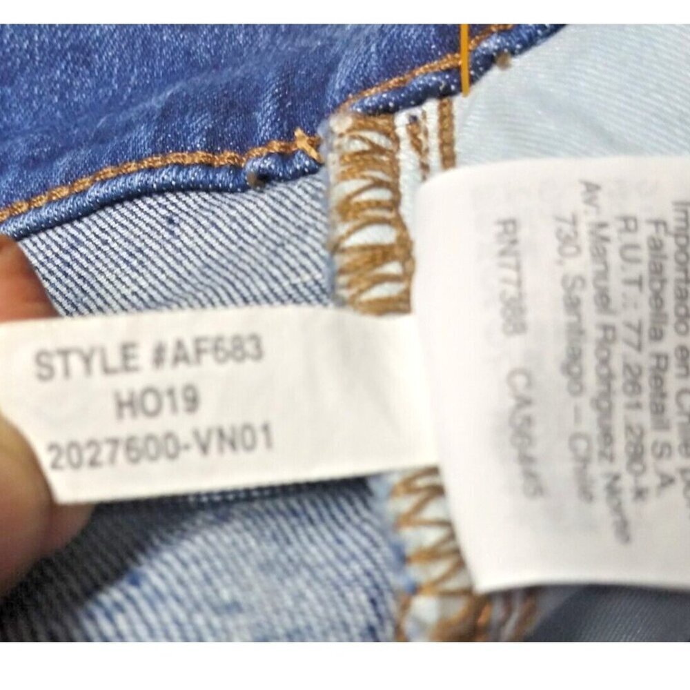Madewell Jeans 9" Mid Rise Skinny Crop Sz 27 Medium Wash Denim Blue Jeans EUC - Picture 10 of 11
